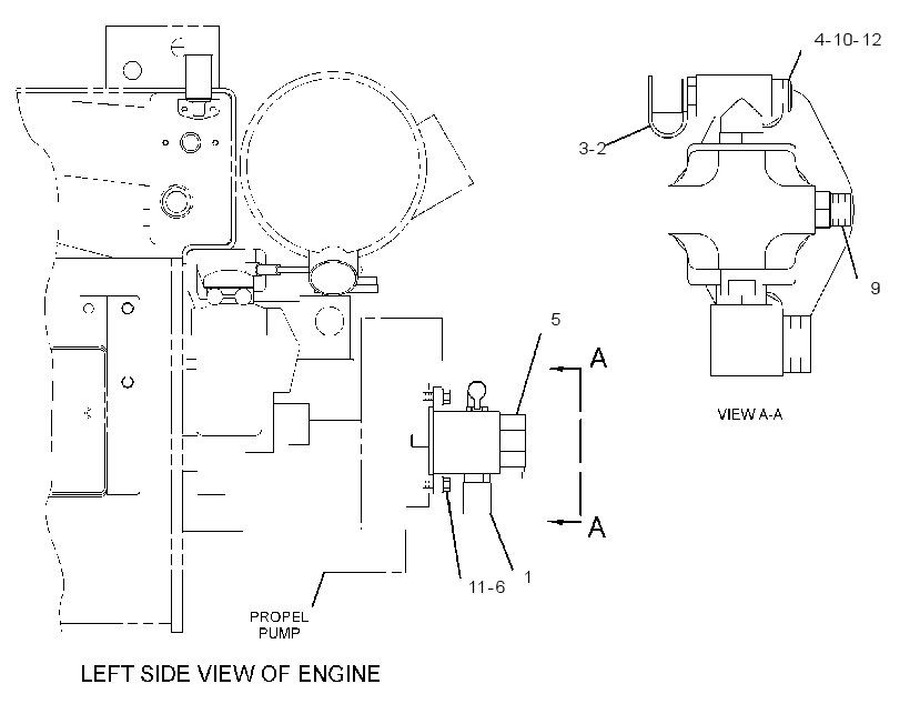 PUMP & MTG GP-STEERING 1207075 CAT