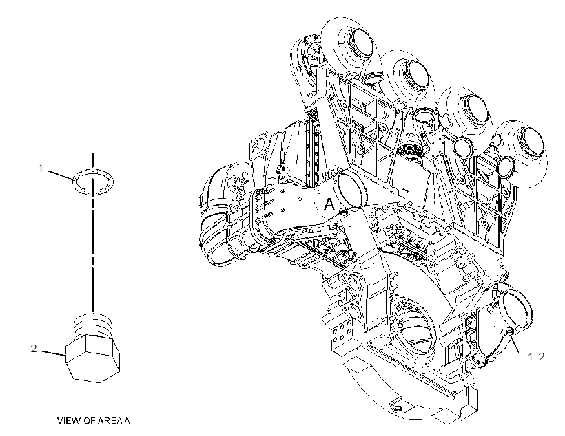 PLUG GP-AIR LINES 3096470 CAT