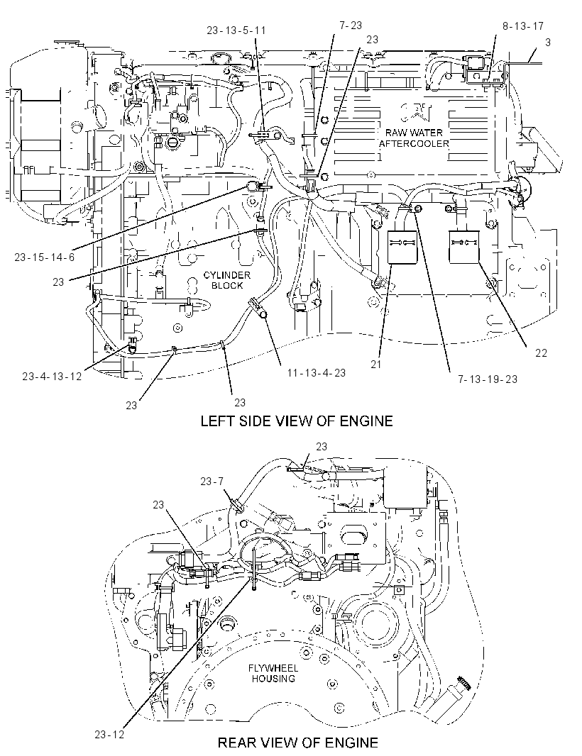Проводка электронного управления 3161884 CAT