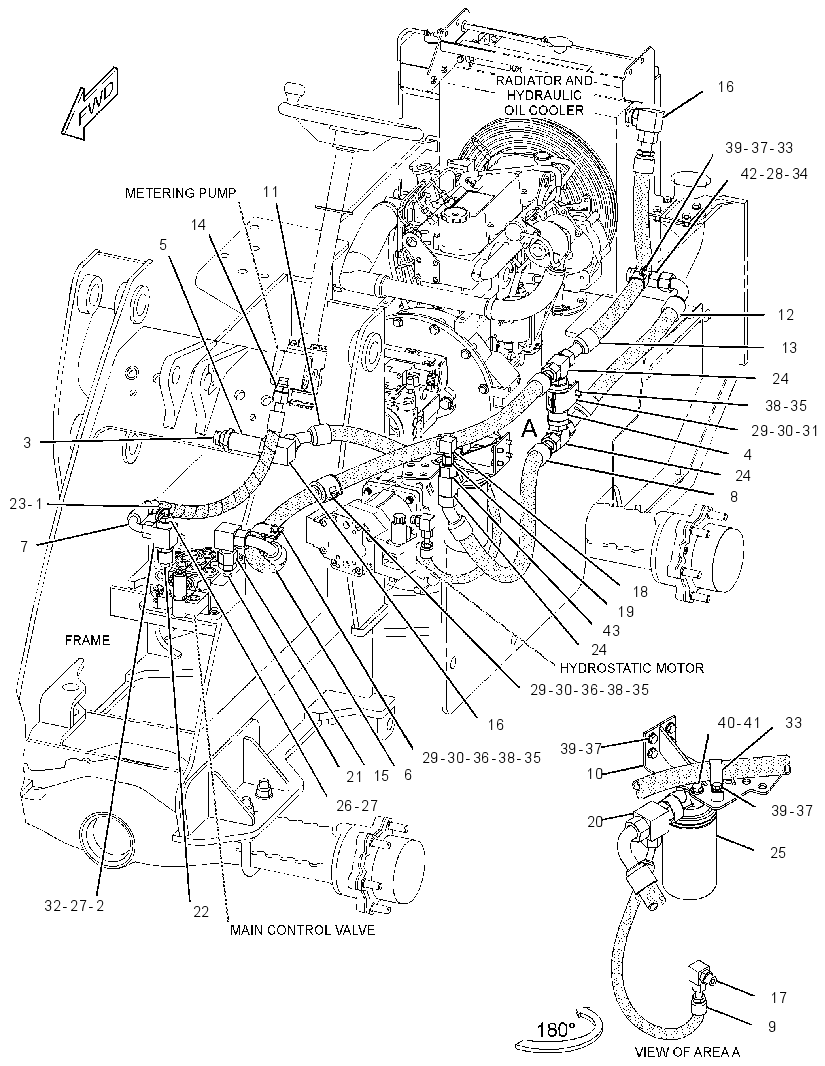 FILTER & LINES GP-HYDRAULIC 2964474 CAT
