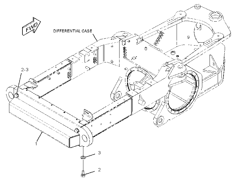 BUMPER GP-REAR 3180297 CAT
