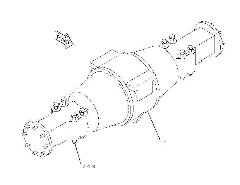 AXLE & MTG GP-DRIVE 3340828 CAT