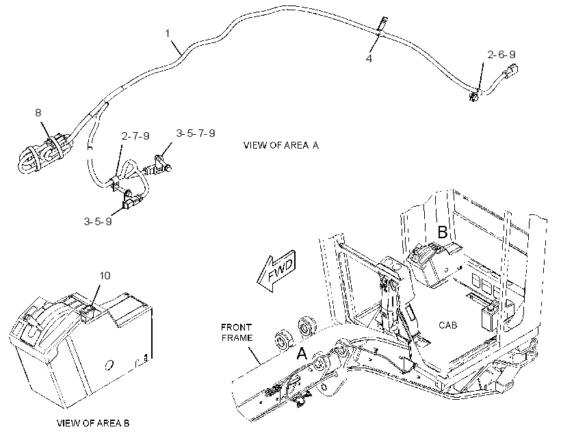 WIRING GP-BLADE CUSHION 2845352 CAT