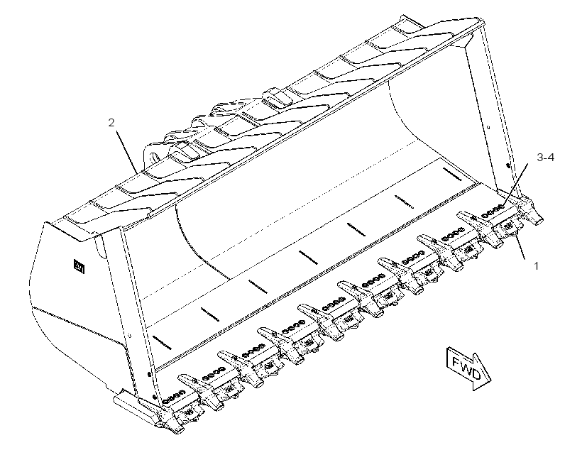 BUCKET GP-COAL 3108990 CAT
