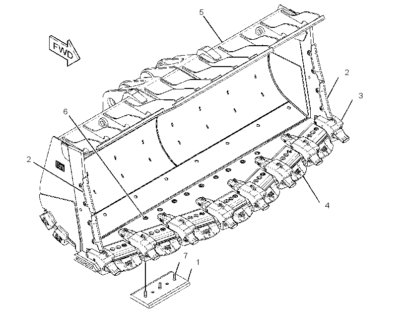 BUCKET GP-HEAVY DUTY ROCK 3109140 CAT