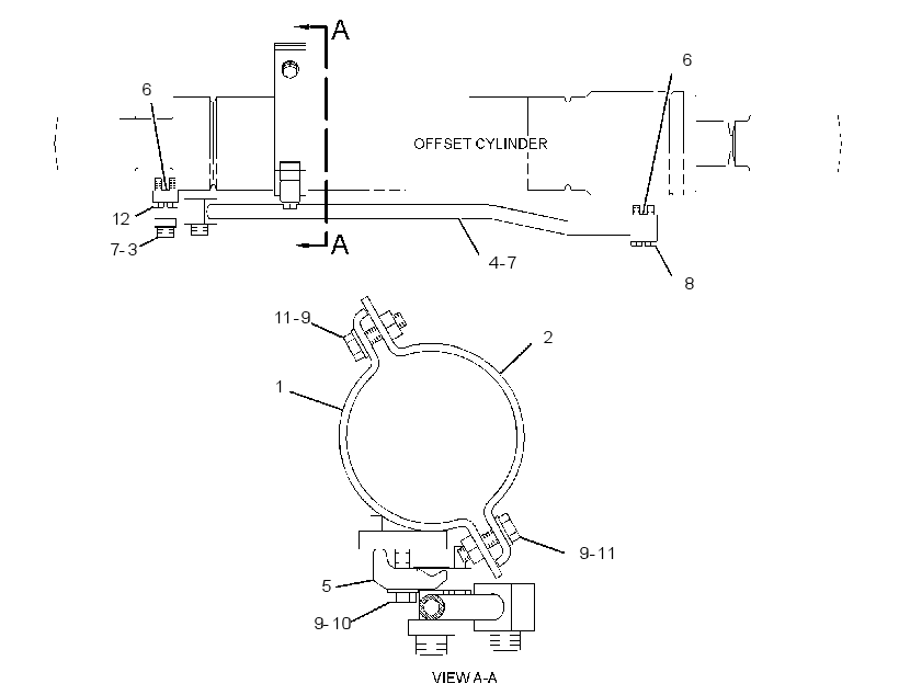 LINES GP-OFFSET BOOM CYLINDER 3017536 CAT