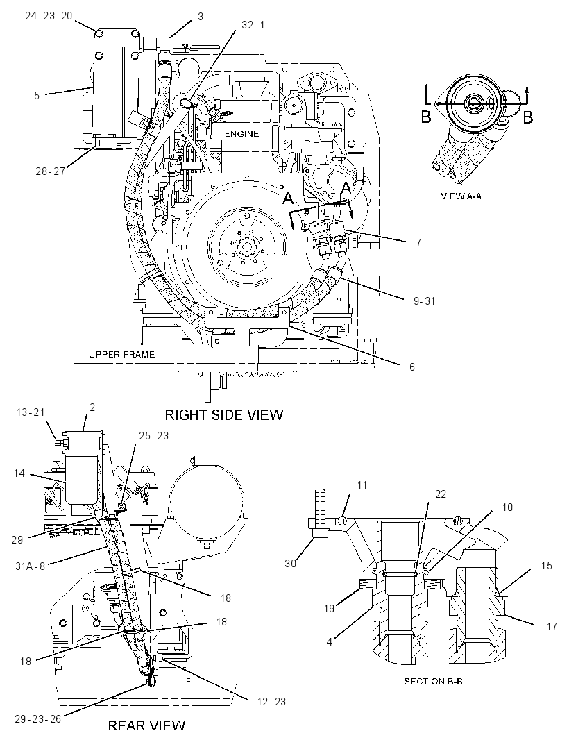 FILTER & MTG GP-ENGINE OIL 3024110 CAT