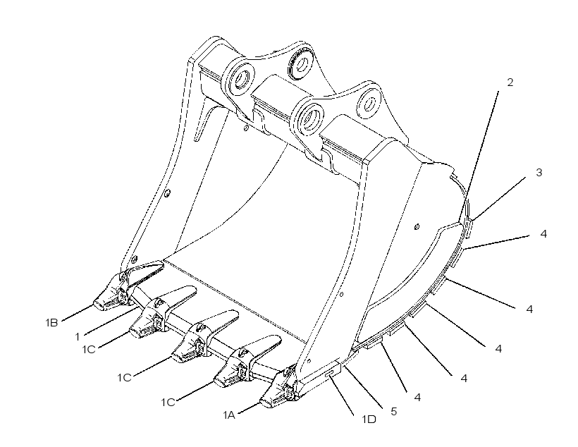 BUCKET AS-EXTREME SERVICE ROCK 3251007 CAT