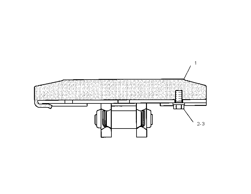 PAD GP-TRACK RUBBER 2639246 CAT