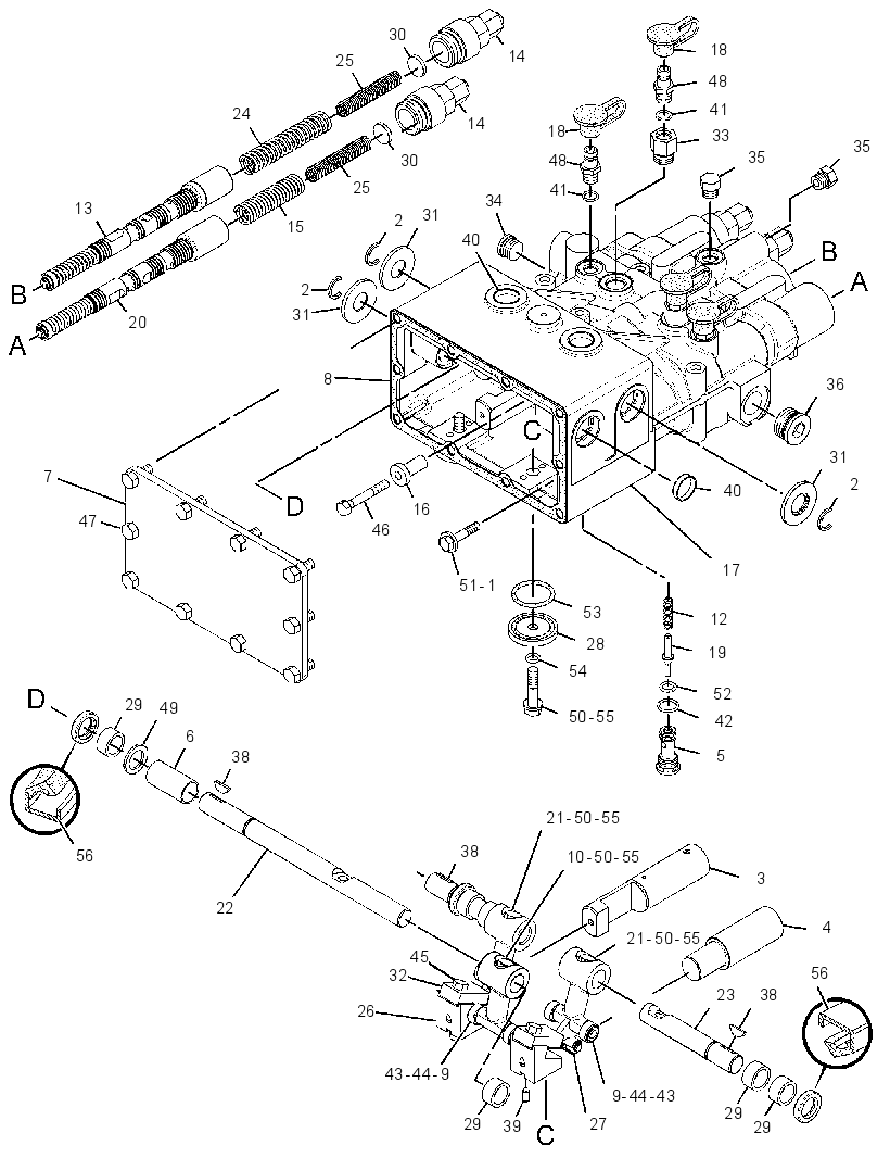 VALVE GP-STEERING & BRAKE CONT 1655639 CAT