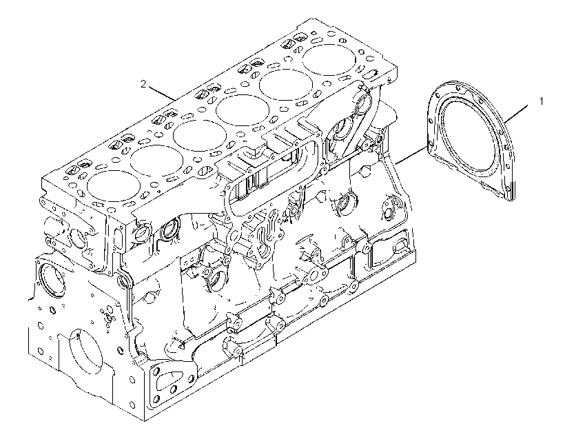 Блок цилиндров 2765606 CAT
