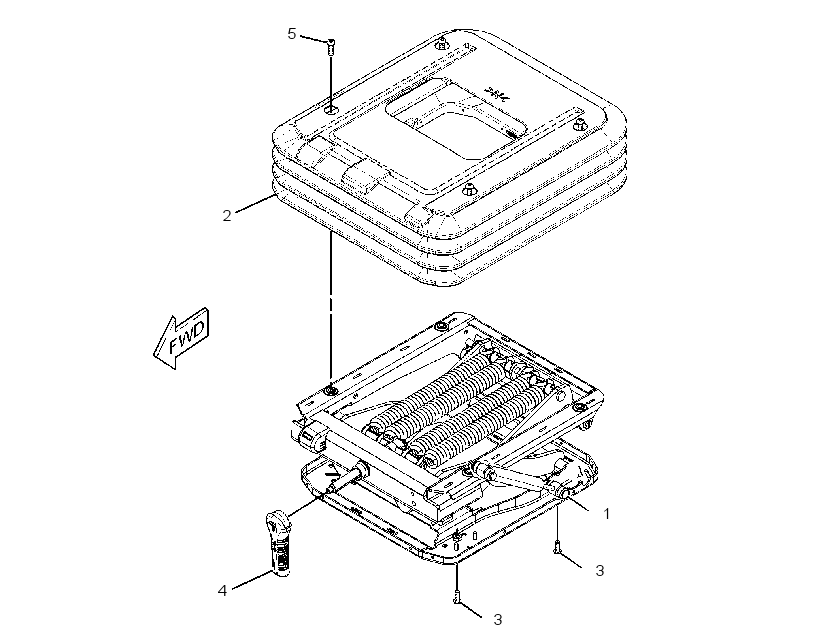 KIT-SEAT SUSPENSION 3276645 CAT