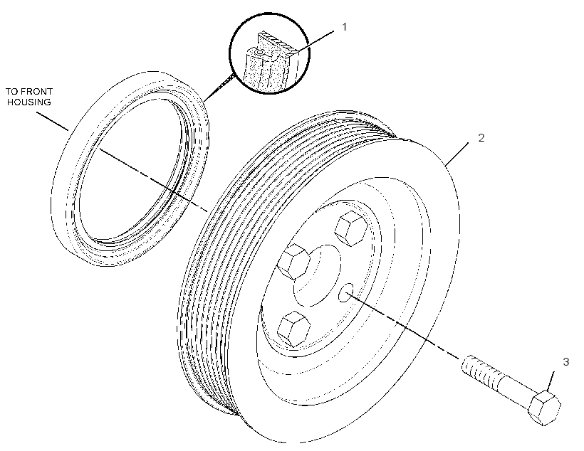 PULLEY GP-ALTERNATOR 3173194 CAT