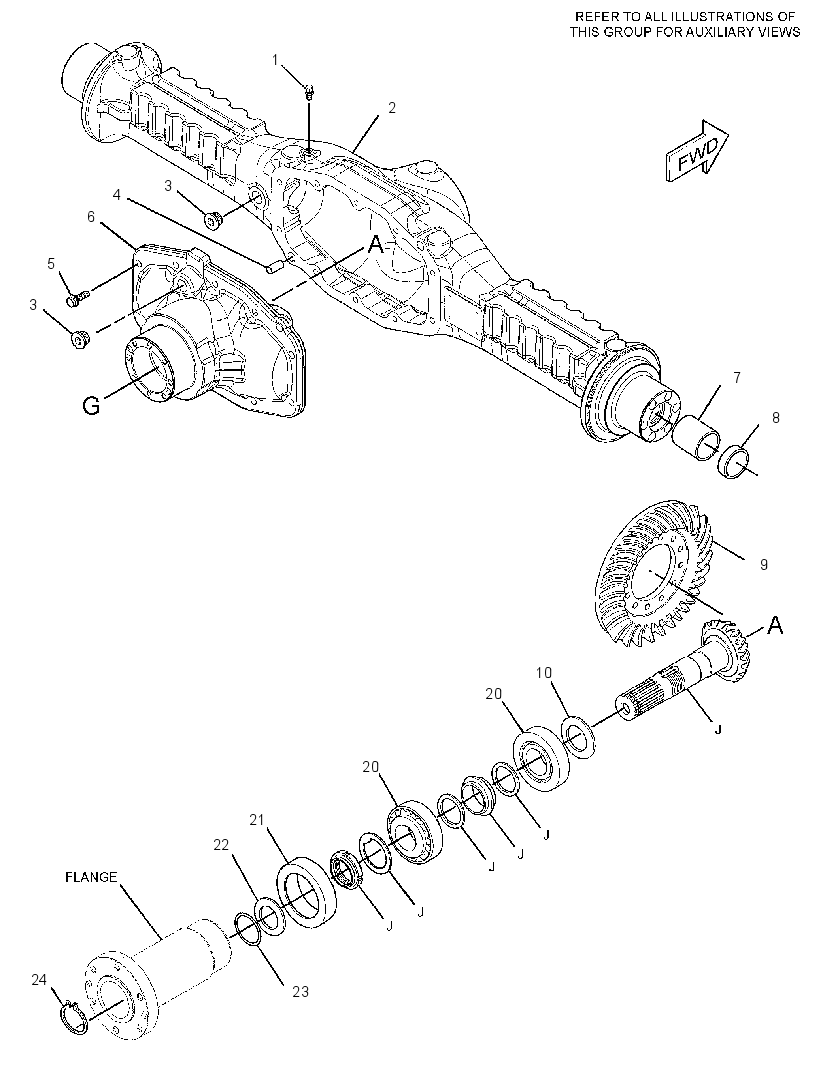 AXLE GP-FIXED 2907861 CAT