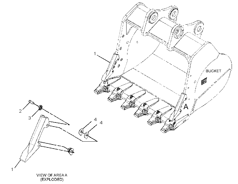 Защита боковая 1122491 CAT