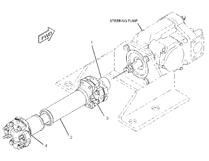SHAFT GP-PUMP DRIVE 3110514 CAT
