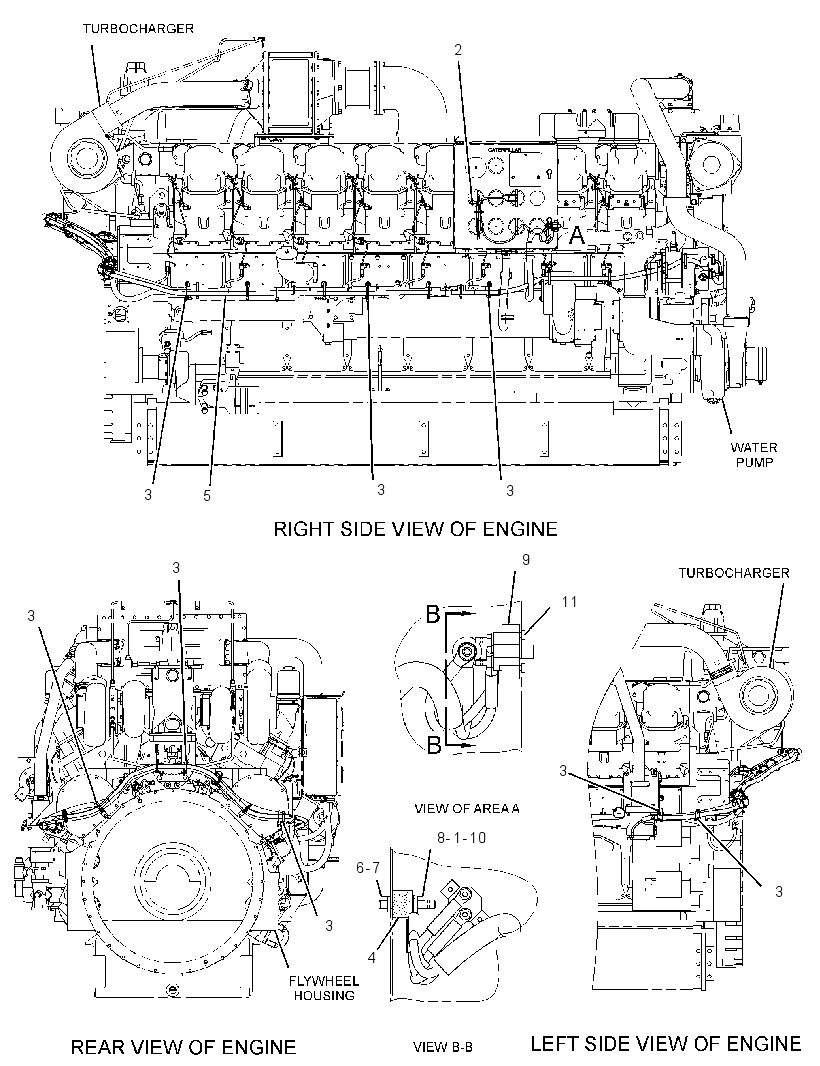 Проводка генератора 3208994 CAT