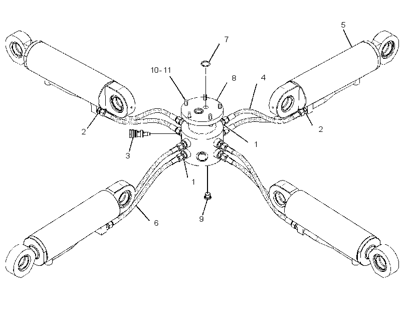 CYLINDER & LINES GP-GRAPPLE 2928509 CAT