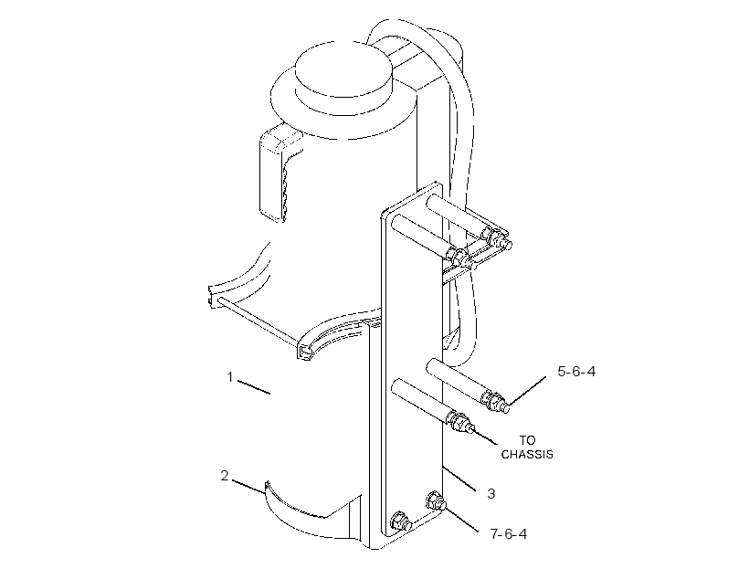 MOUNTING GP-FIRE EXTINGUISHER 3203844 CAT