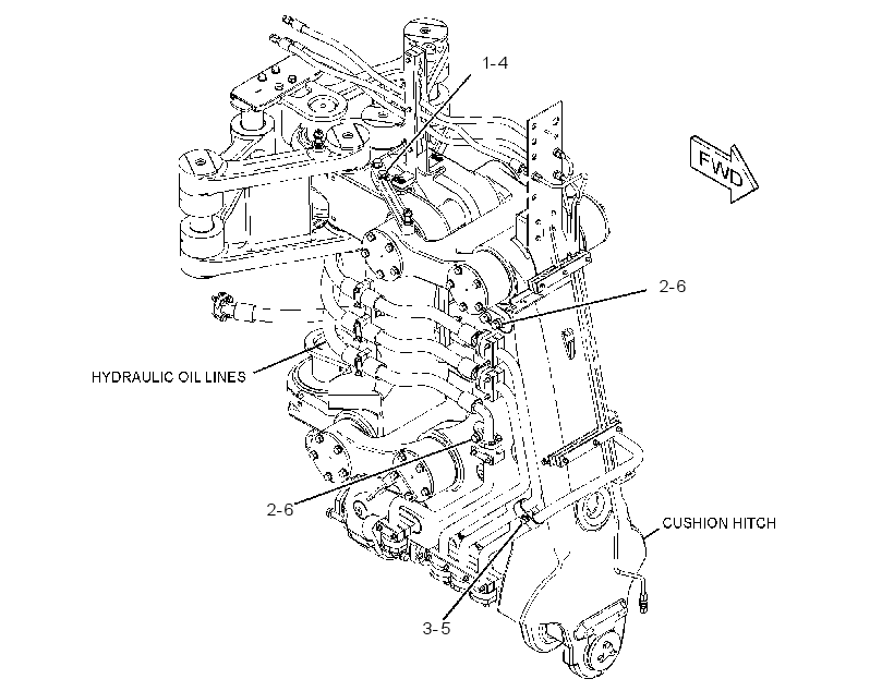 FASTENER GP-HYDRAULIC LINES 2714916 CAT