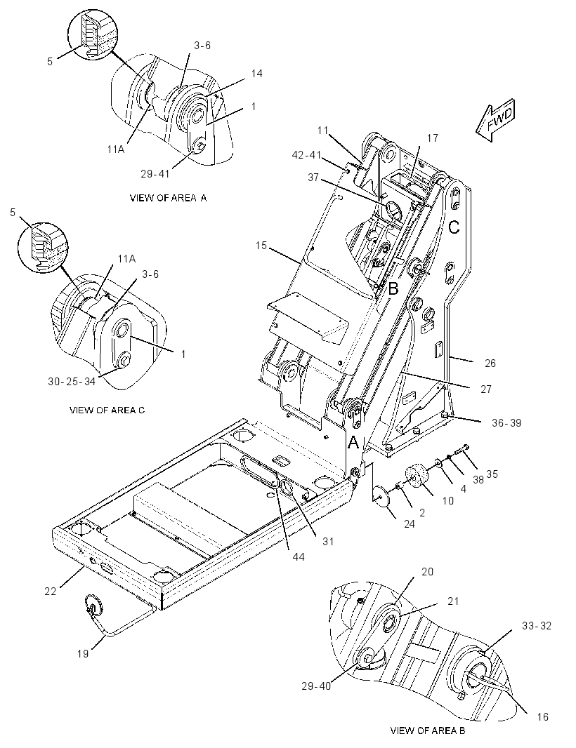 RISER GP-HYDRAULIC ADJ CAB 3019249 CAT