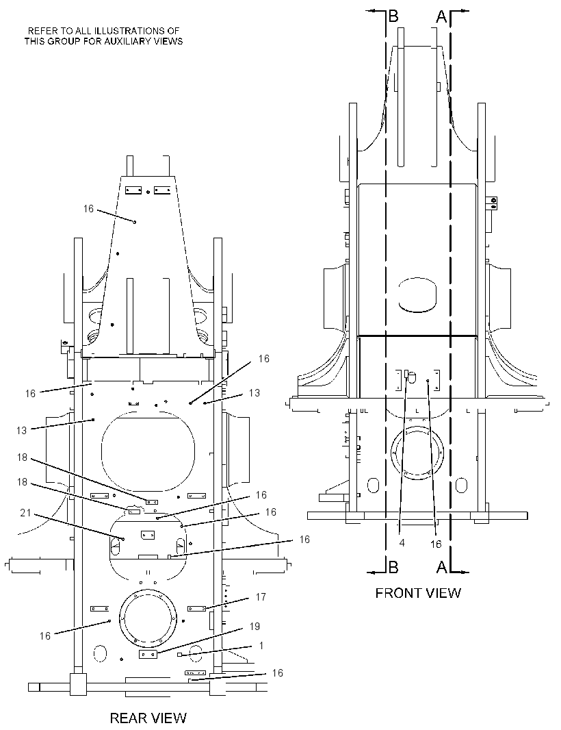 FRAME AS-LOADER 2730230 CAT