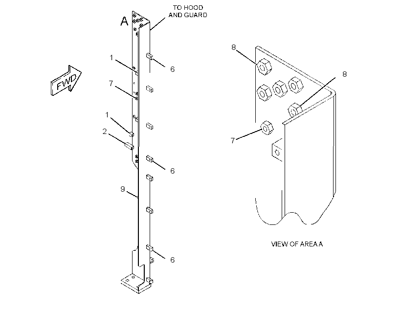 SUPPORT AS-PANEL 3180068 CAT