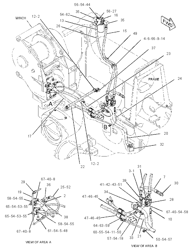 LINES GP-WINCH 2551150 CAT