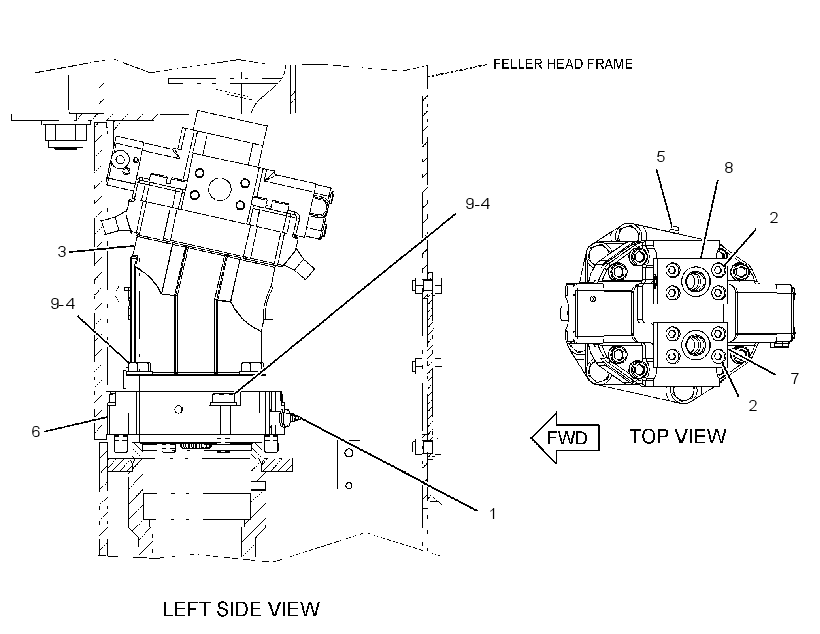 MOTOR & MTG GP-SAW 3272176 CAT