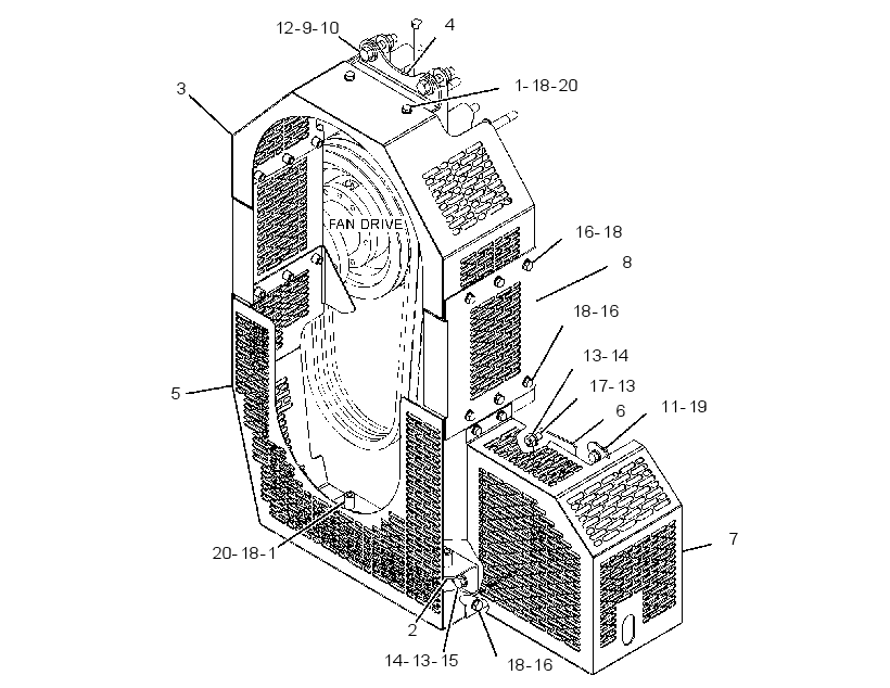 GUARD GP-PULLEY 3291335 CAT