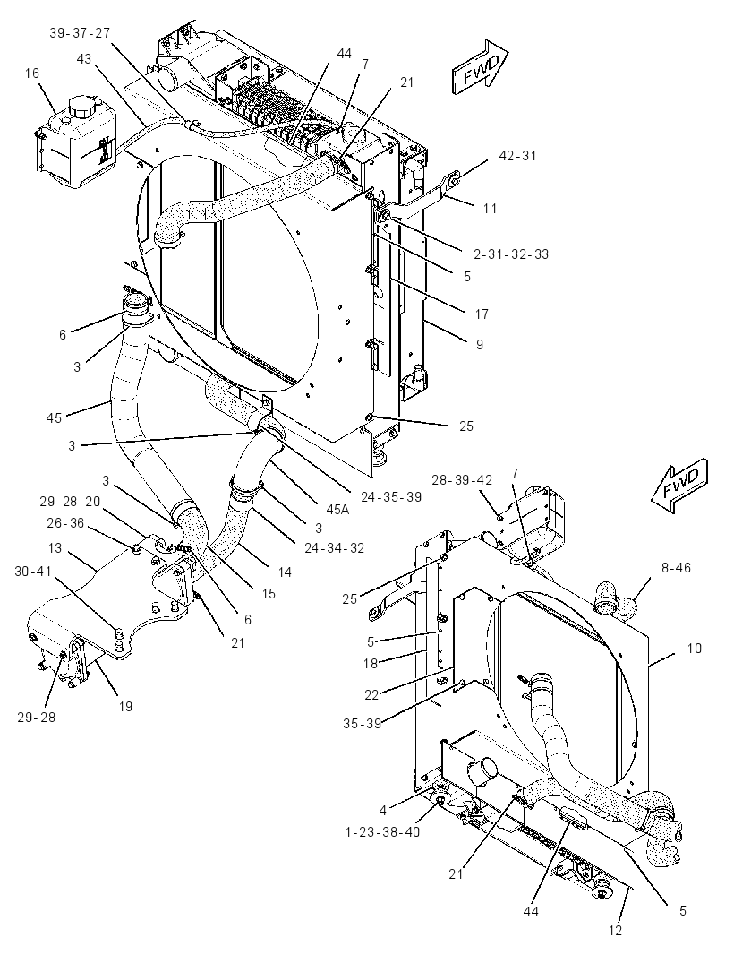 COOLER & MTG GP-ENG & HYDR 2660149 CAT