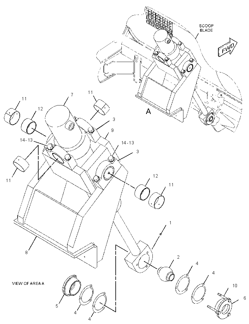 CYLINDER & MTG GP-LIFT 3279691 CAT