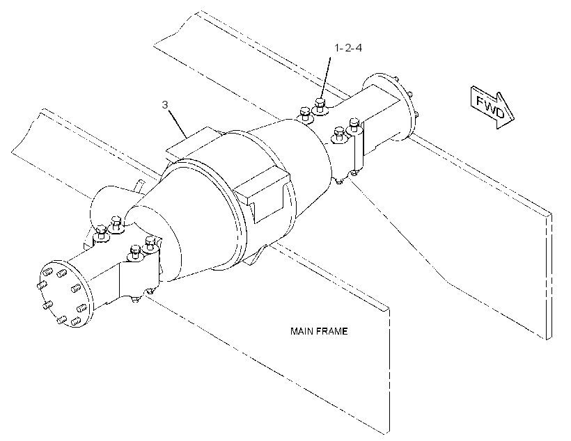 AXLE & MTG GP-DRIVE 3219749 CAT