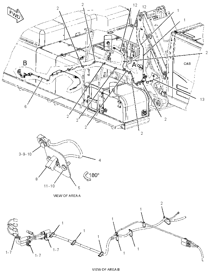 WIRING GP-GRAPPLE CONTROL 2935759 CAT