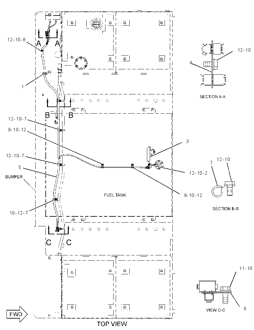 WIRING GP-BUMPER 2928673 CAT
