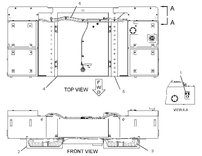 TANK & BUMPER AR-FUEL 2906576 CAT