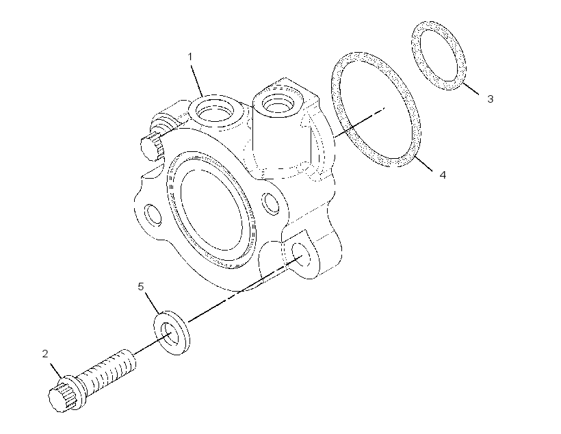 MOUNTING GP-PRESSURE SENSOR 2502304 CAT