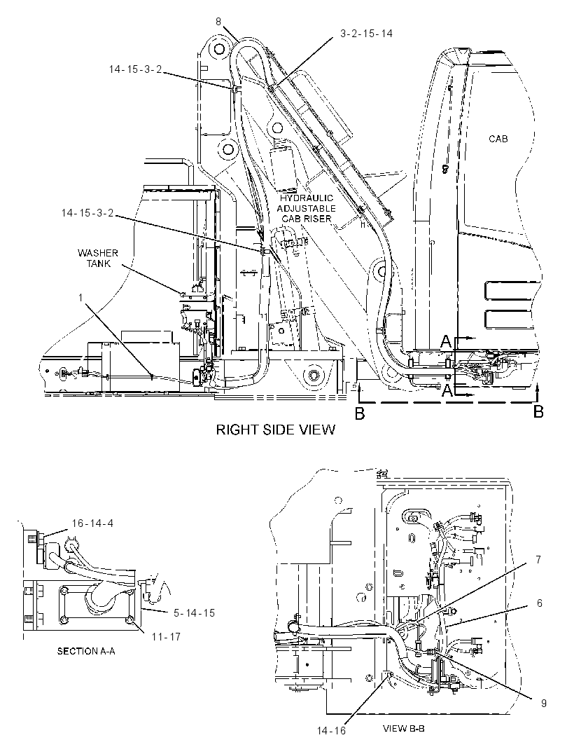 WIRING GP-CAB RISER 2914192 CAT