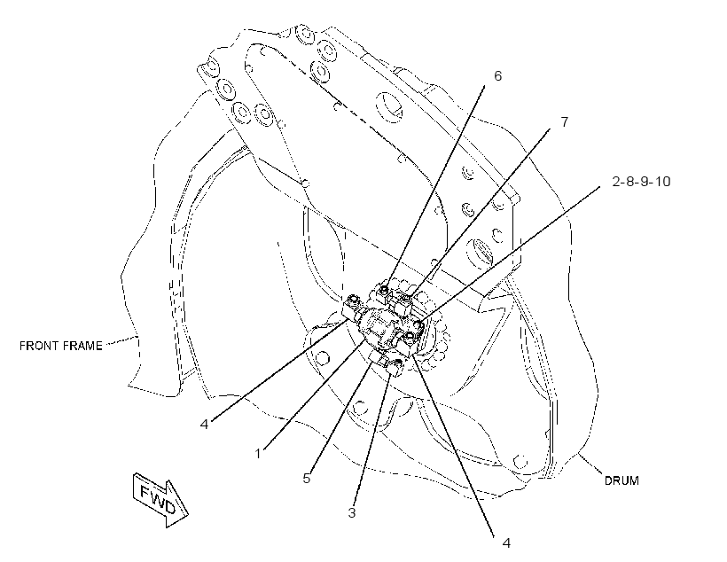 MOTOR & MTG GP-VIBRATORY 2983555 CAT