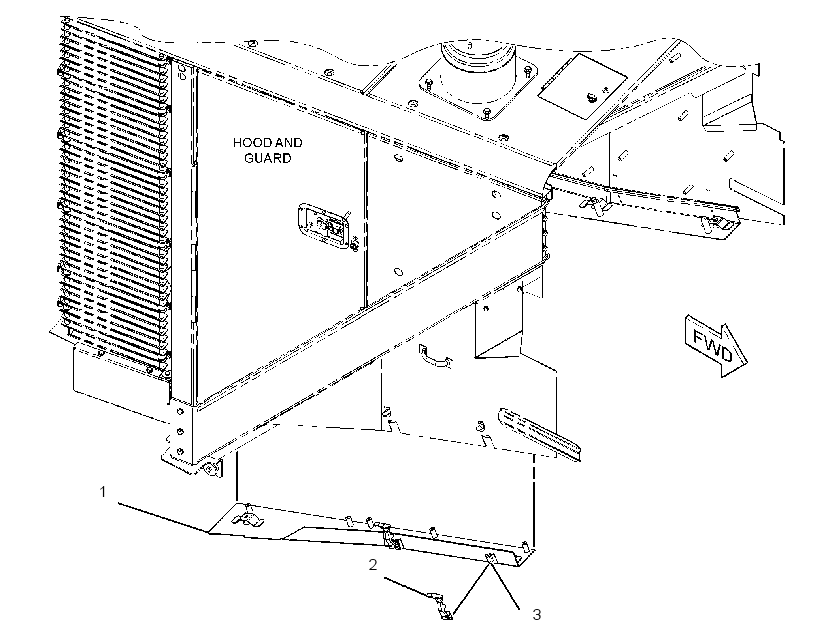 LATCH GP-HOOD 3234048 CAT