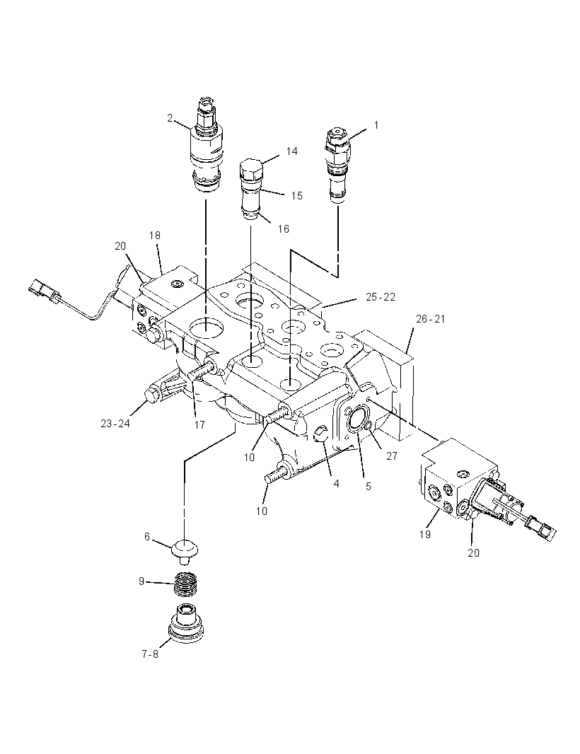 VALVE GP-HOIST CONTROL 1903481 CAT