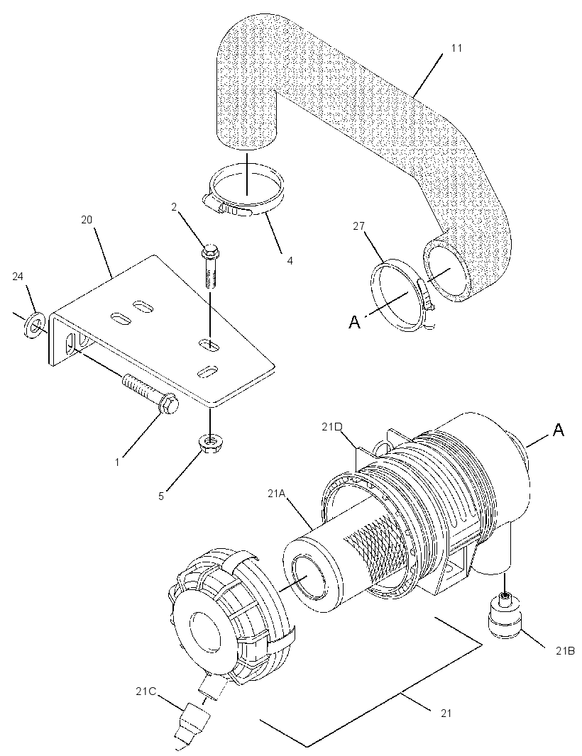 AIR CLEANER & RADIATOR GP 2739341 CAT