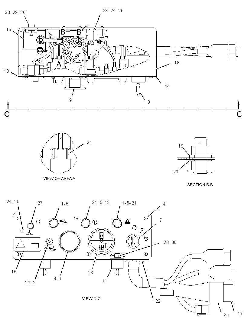 CONTROL GP-AUTO START/STOP 3046650 CAT