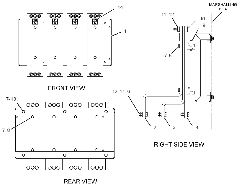 MOUNTING GP-BUS BAR 1690258 CAT