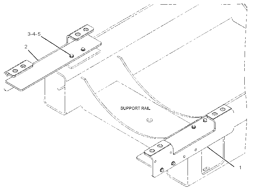 MOUNTING GP-RAIL 2527371 CAT