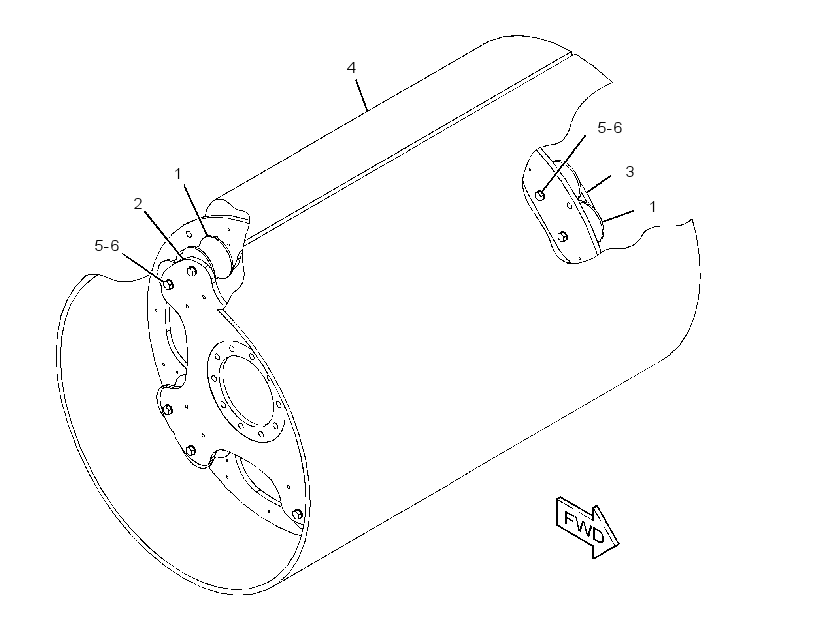 DRUM GP-COMPACTOR 2809068 CAT