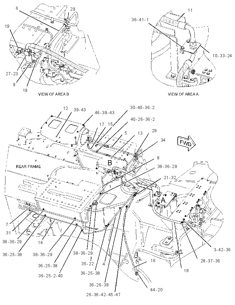 LINES GP-EXPANSION TANK 2447265 CAT