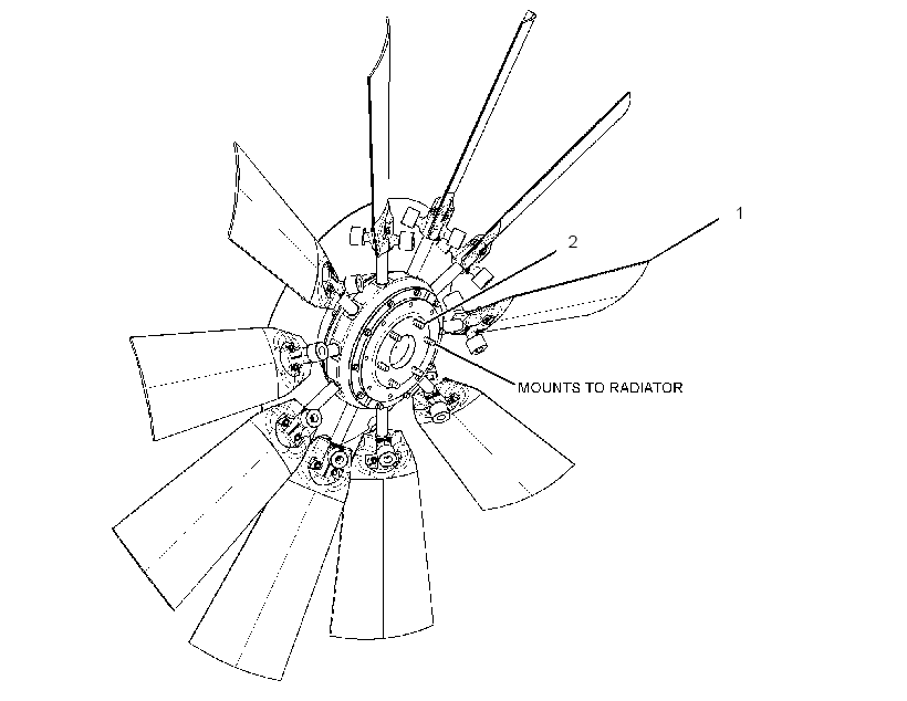 FAN GP 3122137 CAT