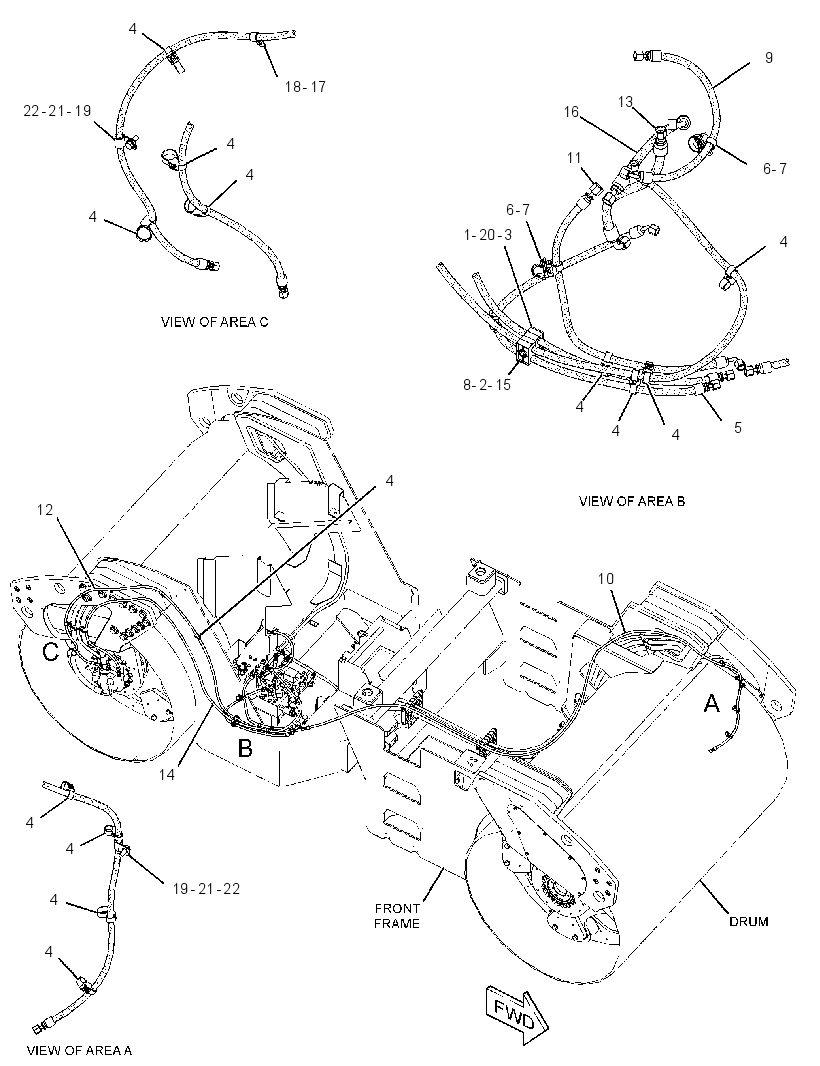 LINES GP-BRAKE & SHIFT 2951207 CAT