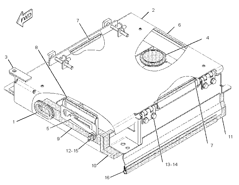 BOX GP-FUEL TRANSFER 2866084 CAT